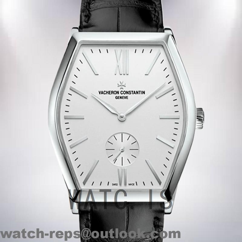 Vacheron Constantin Traditionelle 41mm 4010T/000P-B345 Men’s Silver Dial Leather Strap Watch 3