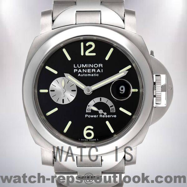 Panerai Luminor Power Reserve Men's PAM00171 44mm Black Dial Bracelet Watch