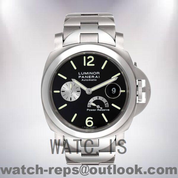 Panerai Luminor Power Reserve Men's PAM00171 44mm Black Dial Bracelet Watch - Image 2