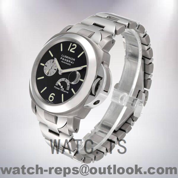 Panerai Luminor Power Reserve Men's PAM00171 44mm Black Dial Bracelet Watch - Image 3