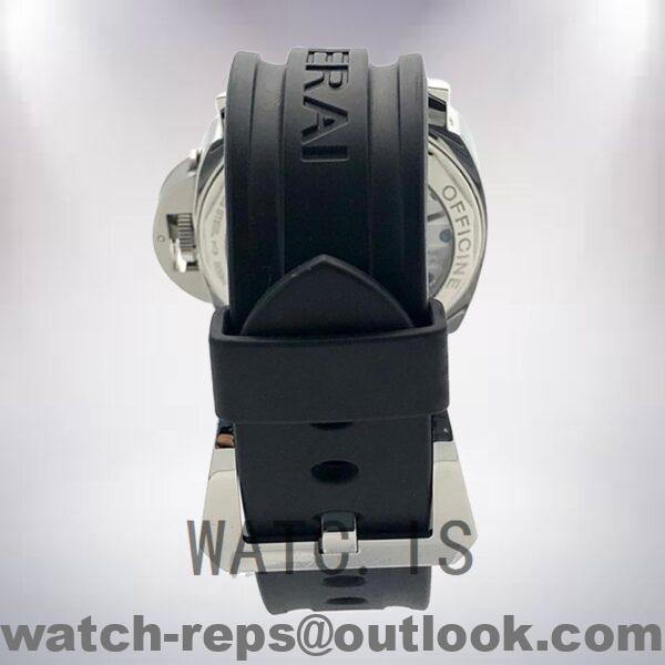 Panerai Luminor Base PAM00112 44mm Men's Black Dial Rubber Band Watch - Image 4