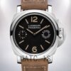 Panerai Luminor Marina 44mm Men's PAM00590 Leather Strap Black Dial Watch