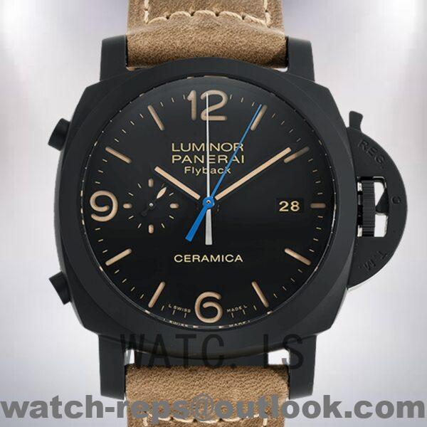 Panerai Luminor 1950 Men’s 44mm PAM00580 Black-tone Black Dial Watch 4