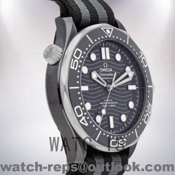 Omega Seamaster Men 43mm 210.92.44.20.01.002 Black Dial Strap Watch 6