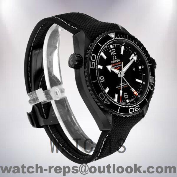 Omega Seamaster Men 45mm 215.92.46.22.01.001 Strap Black Dial Watch - Image 4