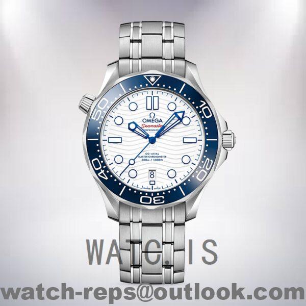 Omega Seamaster 42mm 522.30.42.20.04.001 Men Bracelet White Dial Watch - Image 2