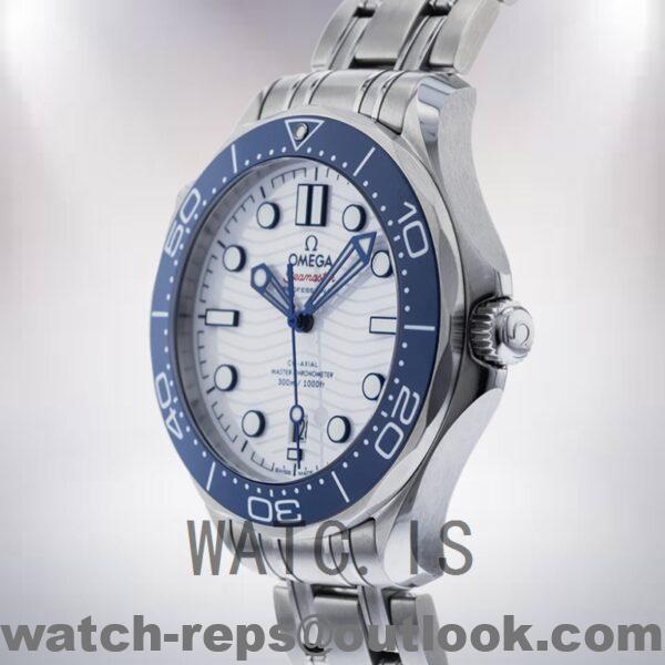 Omega Seamaster 42mm 522.30.42.20.04.001 Men Bracelet White Dial Watch - Image 3