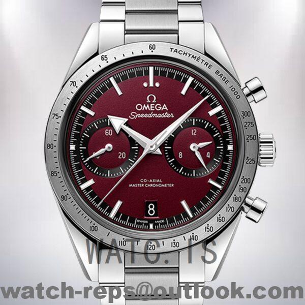 Omega Speedmaster 332.10.41.51.11.001 40mm Men Red Dial Bracelet Watch
