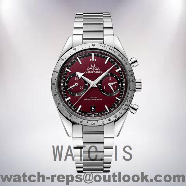 Omega Speedmaster 332.10.41.51.11.001 40mm Men Red Dial Bracelet Watch - Image 2