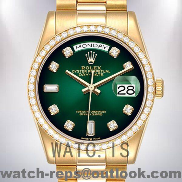 Rolex Day-Date Men's m128348rbr-0035 36mm Automatic Watch