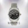 Rolex Datejust 116334BKSJ 41mm Men's Silver-tone Oyster Bracelet Watch - Image 2