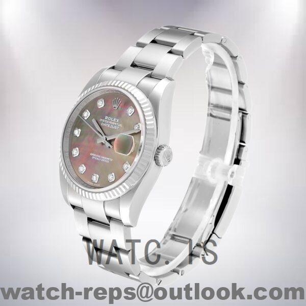 Rolex Datejust 36mm Men's 116234BKMDO Oyster Bracelet Watch - Image 3