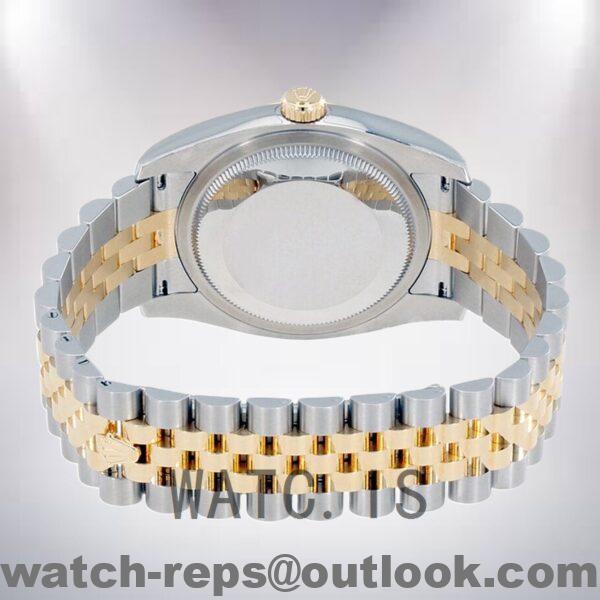 Rolex Datejust Men's 116233BKSJ 36mm Bracelet Silver-tone Watch - Image 4