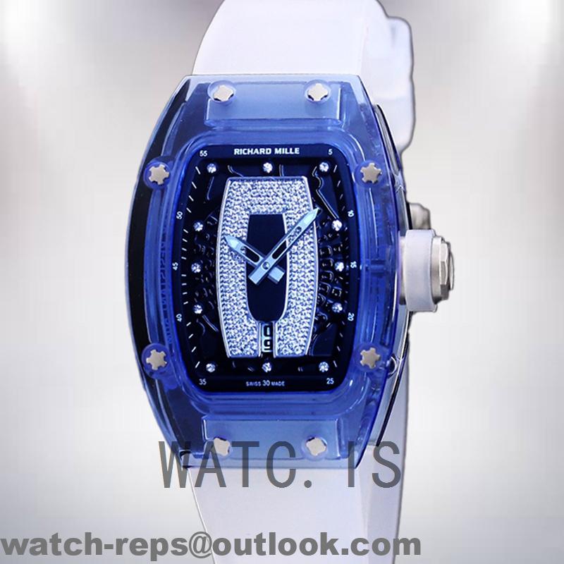 Richard Mille RM 07-01 31*45mm Ladies RM 07-01-015 Silver Automatic Watch 2