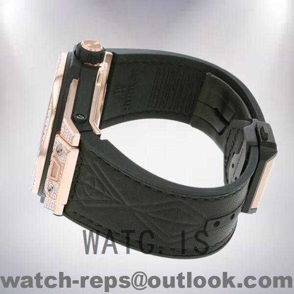 Hublot Big Bang Men 415.OX.1118.VR.1704.MXM17 45mm Leather Strap Watch - Image 4
