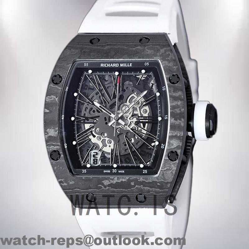 Richard Mille RM 026 RM 026-006 45*39mm Unisex Silver Watch 3