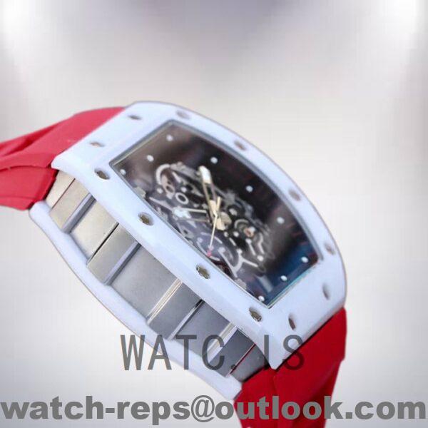 Richard Mille RM055 Around 50*43mm Men RM055-018 Transparent Dial Watch - Image 3