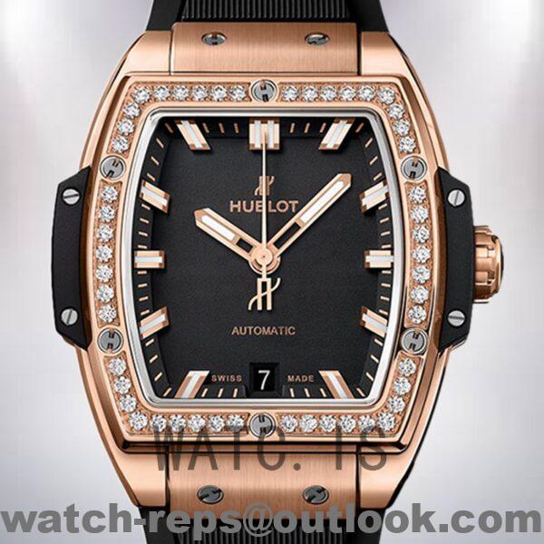 Hublot Big Bang Unisex 665.OX.1180.RX.1204 40mm Silver-tone Black Dial Watch