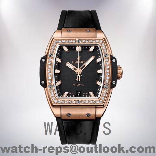 Hublot Big Bang Unisex 665.OX.1180.RX.1204 40mm Silver-tone Black Dial Watch - Image 2