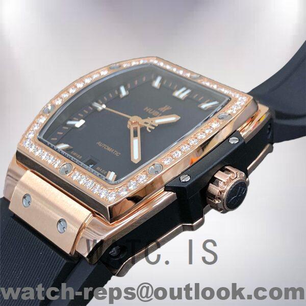 Hublot Big Bang Unisex 665.OX.1180.RX.1204 40mm Silver-tone Black Dial Watch - Image 3