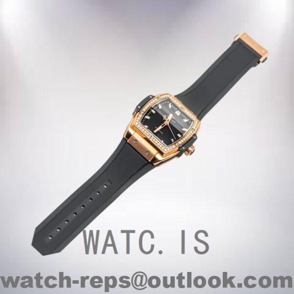 Hublot Big Bang Unisex 665.OX.1180.RX.1204 40mm Silver-tone Black Dial Watch - Image 4